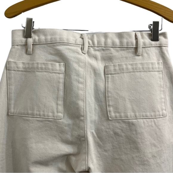 Alex Crane Straight Leg Cham Jeans Canvas Pant Heavy Cotton Cream Sustainable 30 - Picture 4 of 5